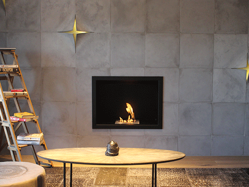 Minimalist Fireplace