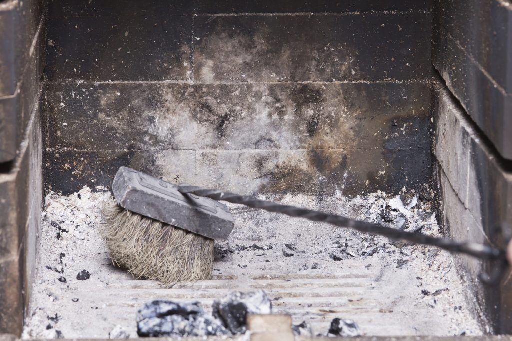 Cleaning Fireplace