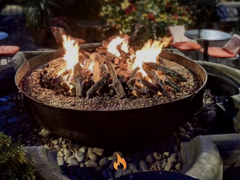 Real Flame Outdoor Fire