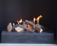 Stone Platform Grate Fires