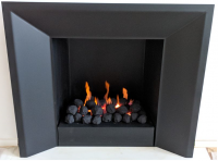 Black Steel Platform Grate Fires